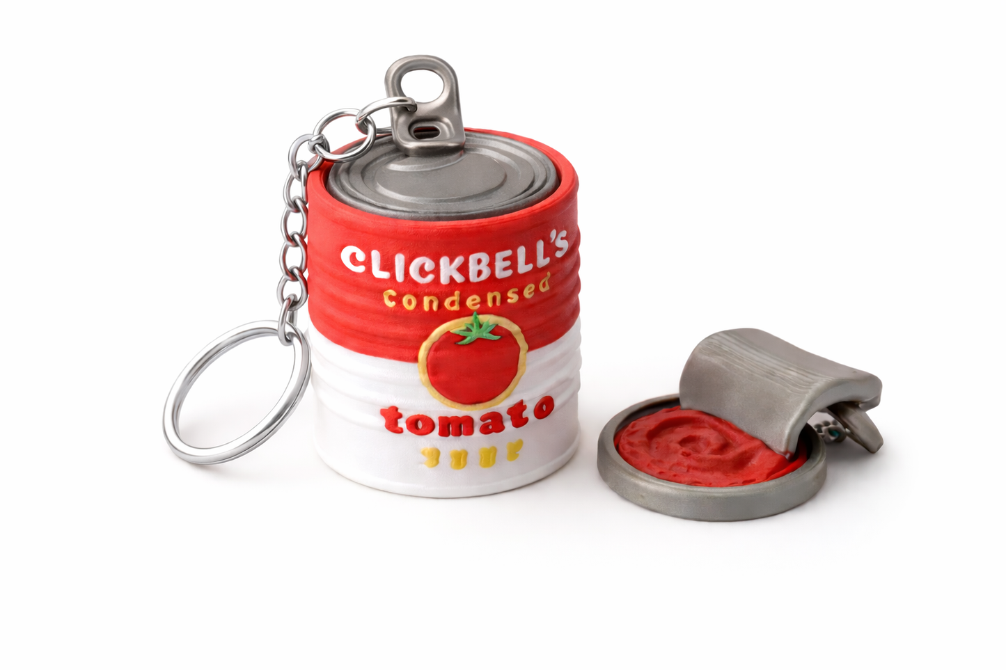 ๐
Tomato Soup Can Clicker (Keychain)