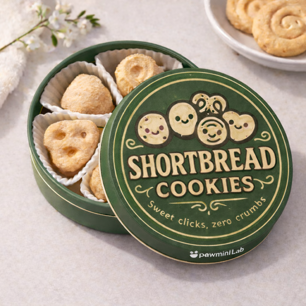 🍪 Shortbread Cookies Fidget Clickers
