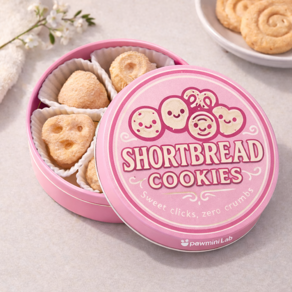 🍪 Shortbread Cookies Fidget Clickers