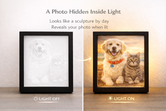 Personalized 3D Pet Memorial Light Frame